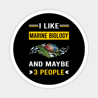 3 People Marine Biology Biologist Magnet